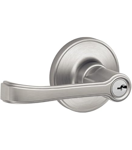 J-Series by Schlage Torino Door Lever with Standard Trim, Bed
